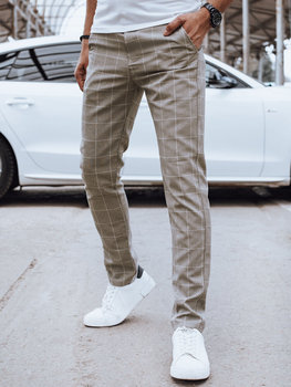 Spodnie męskie casual jasnobrązowe Dstreet UX4385-32 - Inna marka