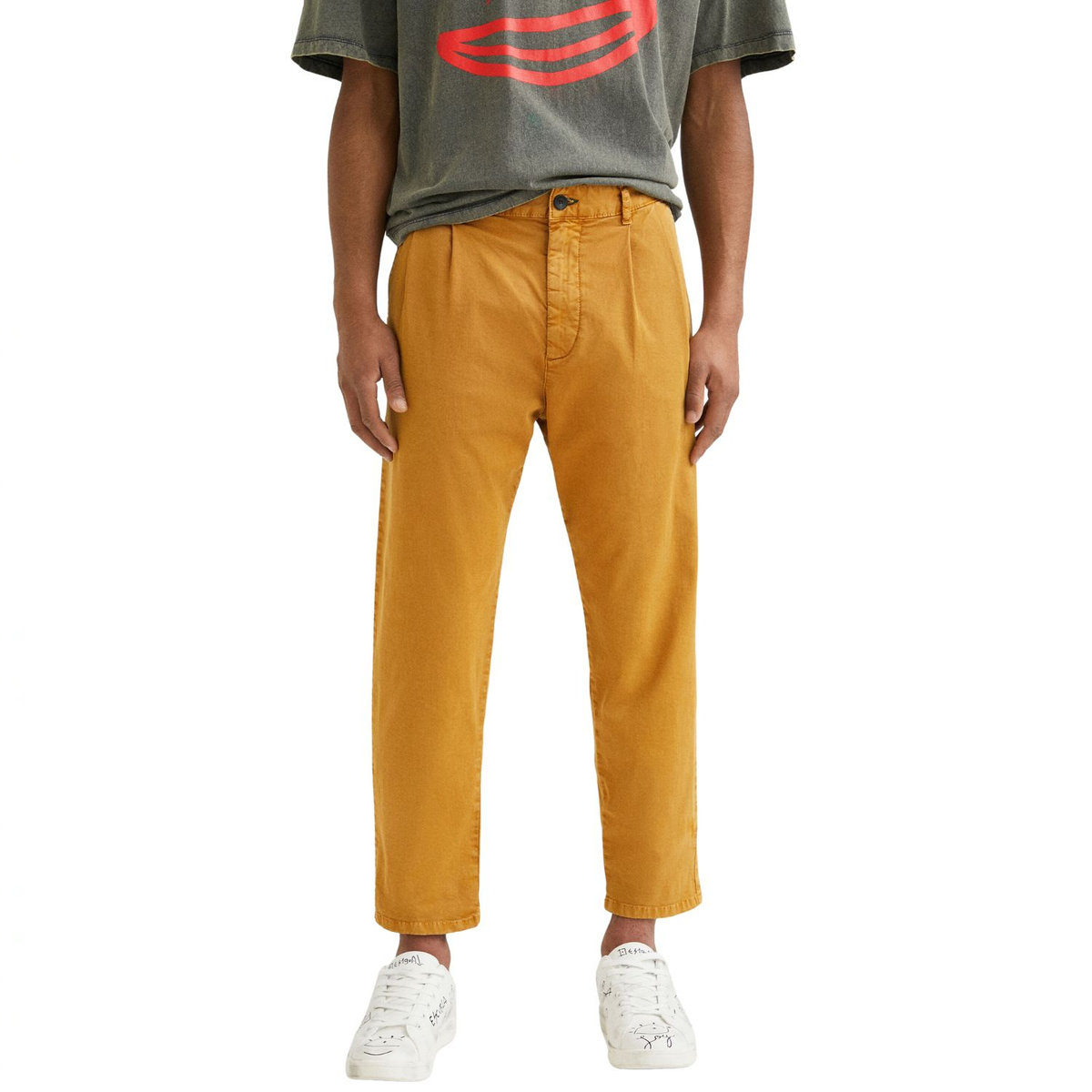 DESIGUAL Spodnie męskie Desigual Roman brązowe-W36