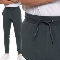 Spodnie Męskie Dresowe Bawełniane Z Kieszeniami Wiązane Wygodne Moraj Xl Grey