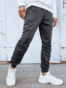 Spodnie męskie dresowe joggery ciemnoszare Dstreet UX4120-L/XL - Inna marka