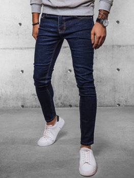 Spodnie męskie jeansowe granatowe Dstreet UX4093-34 - Inna marka
