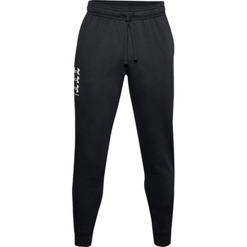 Spodnie męskie Under Armour Rival Fleece 3Logo Jogger czarne 1357131 001-S - Under Armour