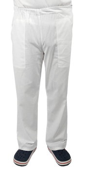 Spodnie piekarskie długie białe unisex dla piekarzy L - M&C