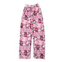 Spodnie Piżama Hello Kitty Spiderman Pluszowe różowe