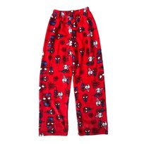 Spodnie Pluszowe Piżama Hello Kitty czerwone kolorowe Piżamka
