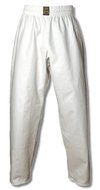 Spodnie Treningowe Białe 170 Karate 100% Bawełna&nbsp;-&nbsp;Bushi