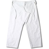 Spodnie Treningowe Białe Do Judo Aikido Wzmacniane 180