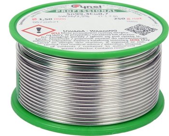 Spoiwo, Drut Lutowniczy Z Topnikiem 1,5Mm, 250G - Cynel