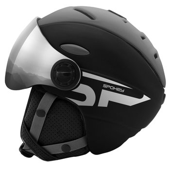 Spokey, Kask z wizjerem, Montana, czarny, rozmiar L - Spokey