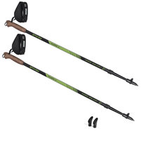 Spokey, Kije Nordic Walking regulowane, Rubble, zielony, 105-135 cm
