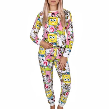 Spongebob Damska piżama z długimi spodniami, piżama długi rękaw L - Nickelodeon