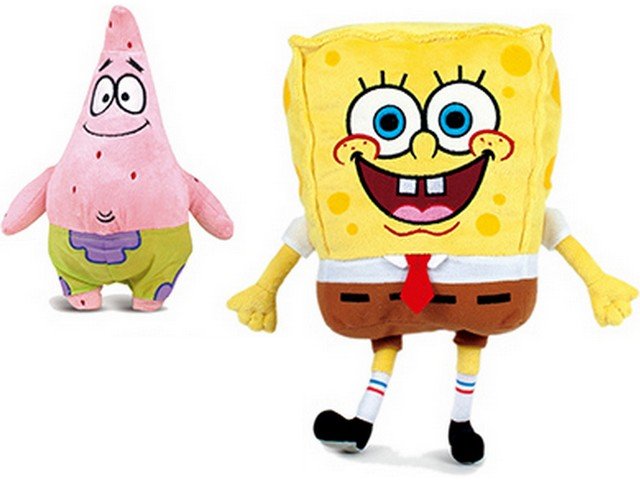 Zdjęcia - Figurka / zabawka transformująca Play by Play SpongeBob Patryk Pan Gąbka zestaw maskotki 28-33cm 