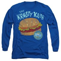 SpongeBob SquarePants T-Shirt Unisex Dla Dorosłych Krusty Krab (M / Lazurowy) Nickelodeon