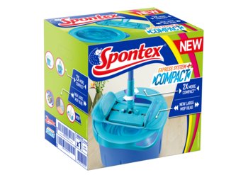 Spontex Express System Compact+ Mop płaski rotacyjny z wiadrem - Mapa Spontex