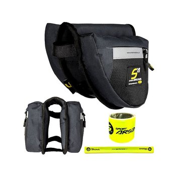 Sport Arsenal, Sakwa na ramę, 513, czarny, 2x600 ml - Sport Arsenal