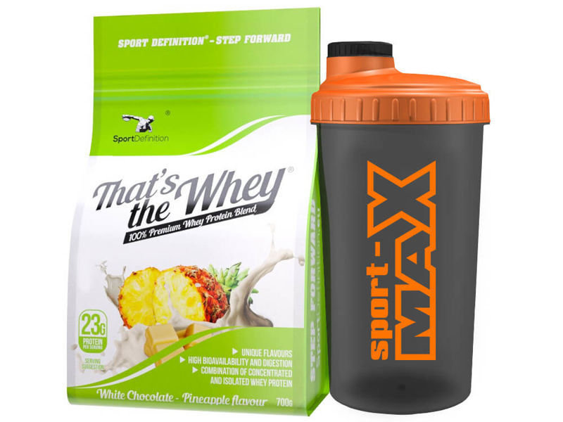 SPORT DEFINITION, Thats The Whey, truskawka-banan, 700 g