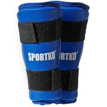 SportKO, Ochraniacze goleni i śródstopia 332, niebieski, rozmiar S - SportKO