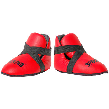 SportKO, Ochraniacze stóp 333, czerwony, rozmiar XL - SportKO