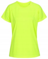 Sportowa koszulka damska z krótkim rękawem Stedman ST8500 Cyber Yellow L