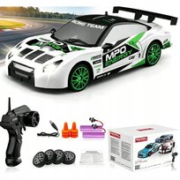 SPORTOWE AUTO ZDALNIE STEROWANE RC MODEL DRIFT BATERIE 2X ZESTAW