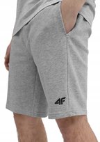 Sportowe spodenki dresowe 4F SHOM543 27M jasny szary XXL 4F