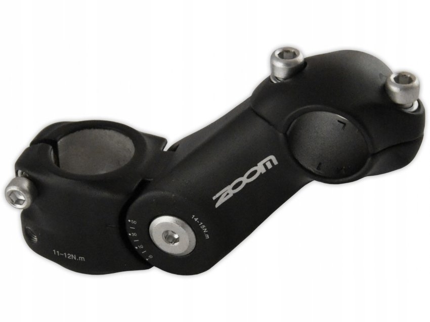 Potence Vélo ITM Eclypse Rétro - 120mm, 25.4mm, Argent, Pour MTB/Route