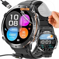 Sportowy Zegarek Męski z AI AMOLED Kompasem i Baterią na 100 Dni