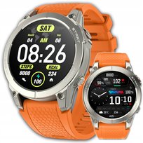 Sportowy zegarek Smartwatch męski Gps Puls rozmowy polskie menu Amoled JG Smart