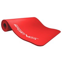 Sportvida Antypoślizgowa Mata do Ćwiczeń NBR 1.5 cm - 180x60 cm, Czerwona