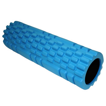 SportVida, Roller/wałek do ćwiczeń fitness, niebieski, 45 cm - SportVida
