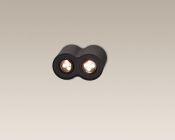 Spot LAMPA sufitowa BASIC ROUND II C0086 BK Maxlight metalowa OPRAWA oczka regulowane czarne - MaxLight