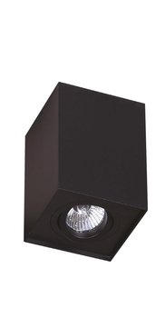 Spot LAMPA sufitowa BASIC SQUARE C0071 Maxlight metalowa OPRAWA kostka cube czarna - MaxLight