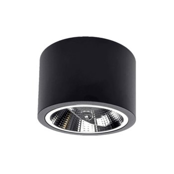 Spot LAMPA sufitowa CAMINO LP-1101/1SM BK Light Prestige metalowa OPRAWA plafoniera downlight tuba czarna - Light Prestige