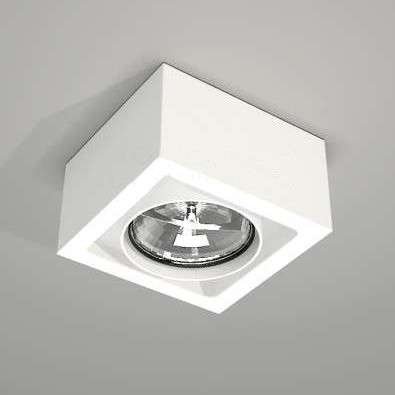Фото - Люстра / світильник Cube Spot LAMPA sufitowa UTO 7091 Shilo natynkowa OPRAWA metalowa do łazienki k 