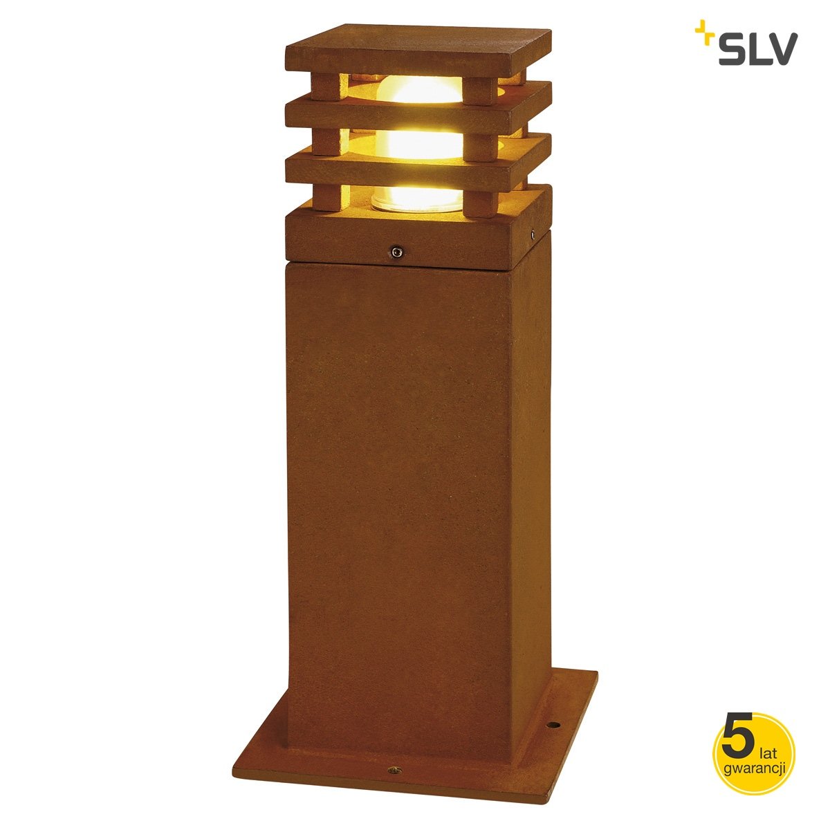 Spotline, Zewnętrzna lampa stojąca RUSTY SQUARE, 1x11W/E27