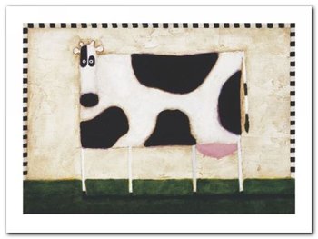 Spotted Cow plakat obraz 80x60cm - Wizard+Genius