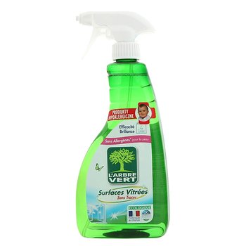 Spray do mycia okien i innych powierzchni szklanych L'ARBRE VERT Surfaces Vitrees, 740 ml - L'ARBRE VERT