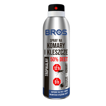 Spray Na Komary I Kleszcze Bros 50% Deet 180ml - Bros