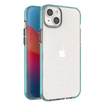 Spring Case Etui Iphone 14 Plus Silikonowy Pokrowiec Z Ramką Jasnoniebieskie - Hurtel