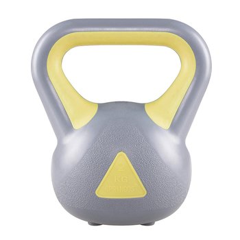 Springos, Kettlebell winylowy, srebrny, 2kg - Springos