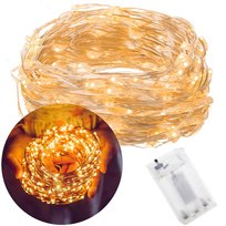 Springos, Lampki choinkowe, 100 LED, barwa ciepła biała 