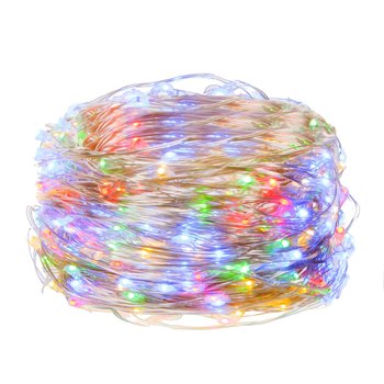 Springos, Lampki choinkowe, 100 LED, barwa różnokolorowa - Springos