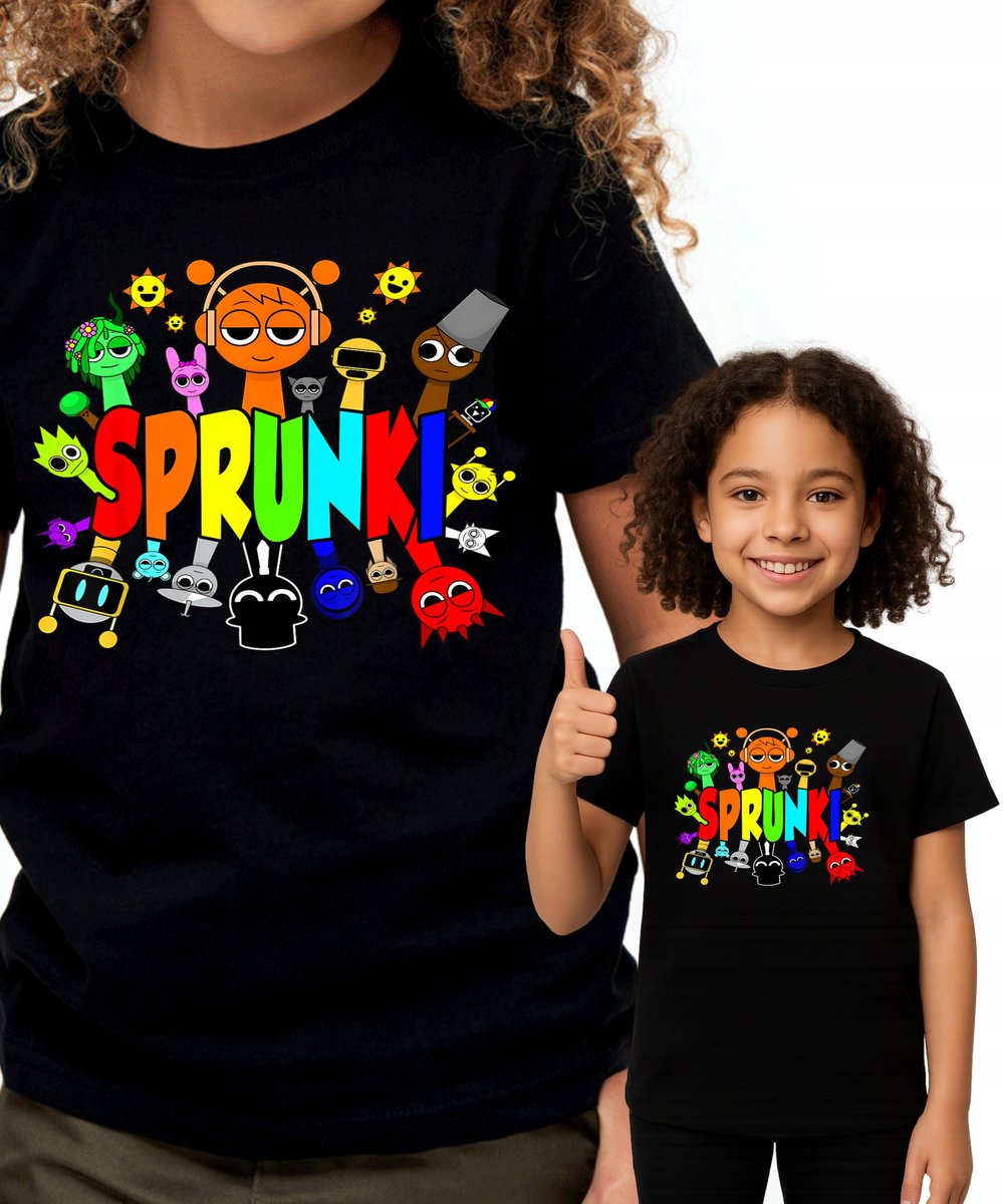 SPRUNKI T-SHIRT CZARNY PREMIUM 128 - JHK | Sklep EMPIK.COM