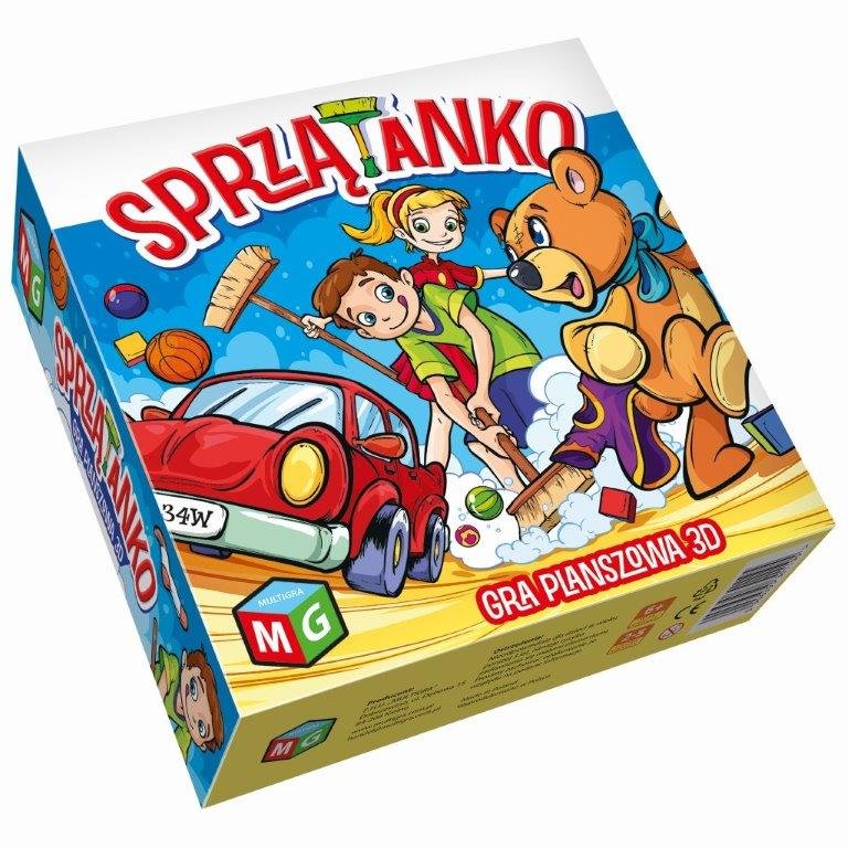 Sprzątanko, gra 3D, gra edukacyjna, MULTIGRA