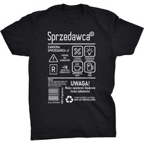 Sprzedawca Etykieta Koszulka Prezent Sprzedawcy