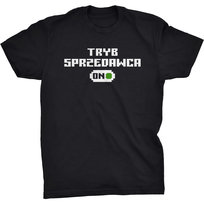 Sprzedawca Tryb ON Koszulka Dla Sprzedawcy Prezent