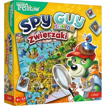 Spy Guy Junior Zwierzaki, gra planszowa, Trefl, 02595 - Trefl