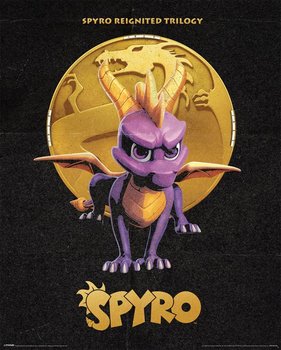 Spyro Golden Dragon - plakat 40x50 cm - Pyramid Posters