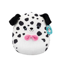 SQCR - Medium Plush (12" Squishmallows) (Dustin - White Dalmatian W/Fuzzy Belly and Bowtie) Squishmallows