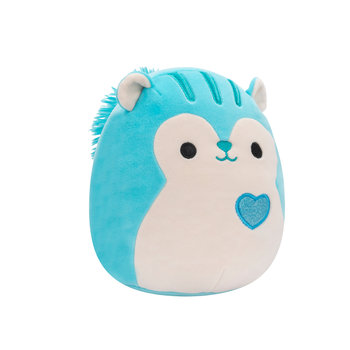 SQK - Little Plush (7.5" Squishmallows) (Santiago - Blue Squirrel w/Sparkly Candy Heart) (Specialty) - Squishmallows